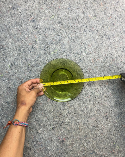 Lil' Avocado Green Glass Plate