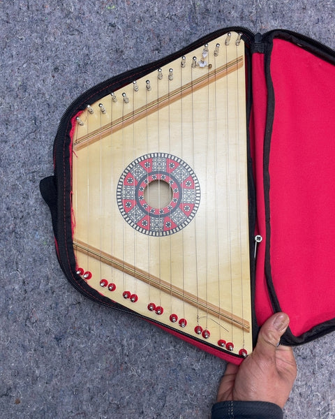 Lap Harp with Case and Tuning Tool