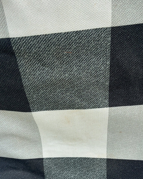 Buffalo Plaid Black & White Washable Rug From Ruggable, 2.5x7ft