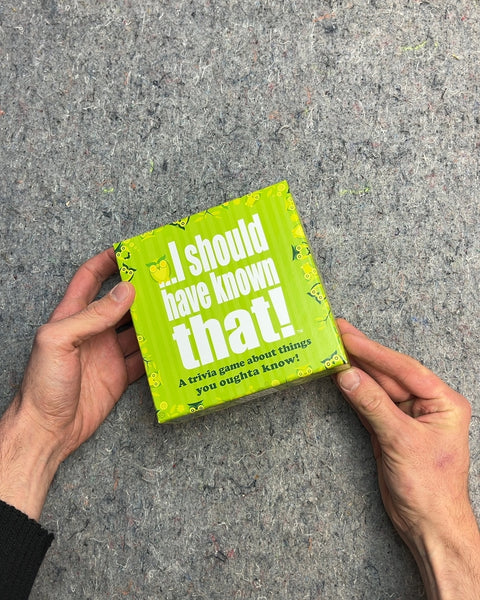 I Should Have Known That! Trivia Game