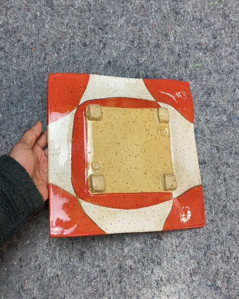 Madd Hatter-style Ceramic Plate