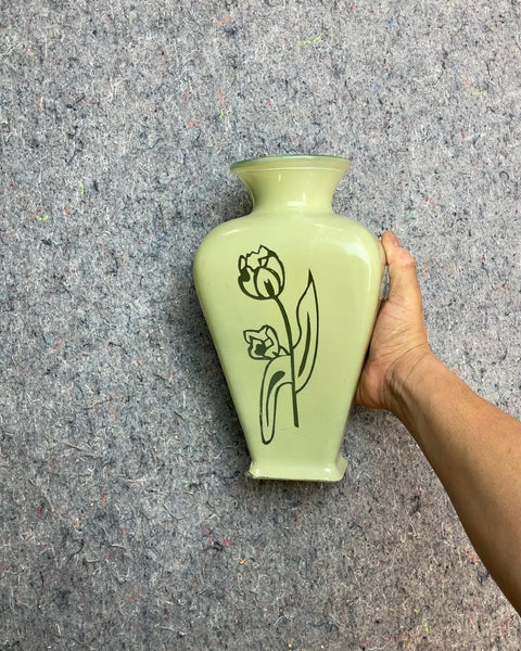 Big & Light Green Vase