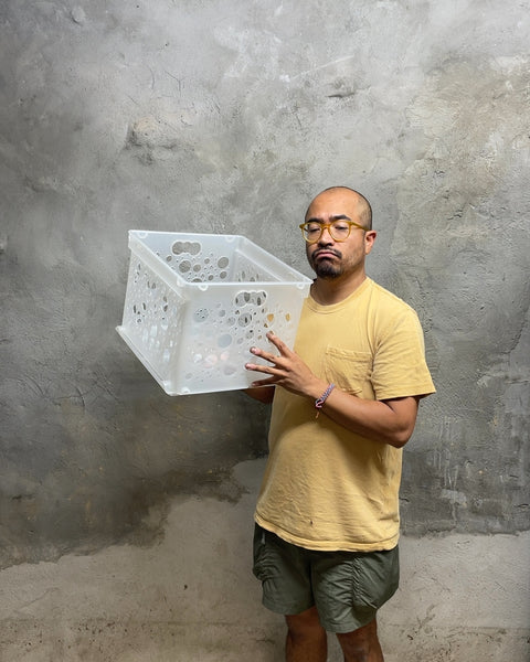 Yaffa Plastic Box, 15x13"