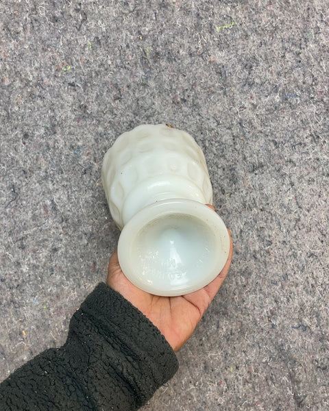 Milk Glass Pedestal Bowl