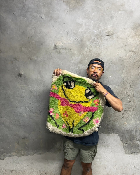 Frog Shaped Accent Rug That Smells Crazy Good, 28"