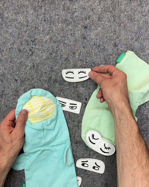 Lovevery Storytelling Puppets With Interchangeable Emotion Eyes