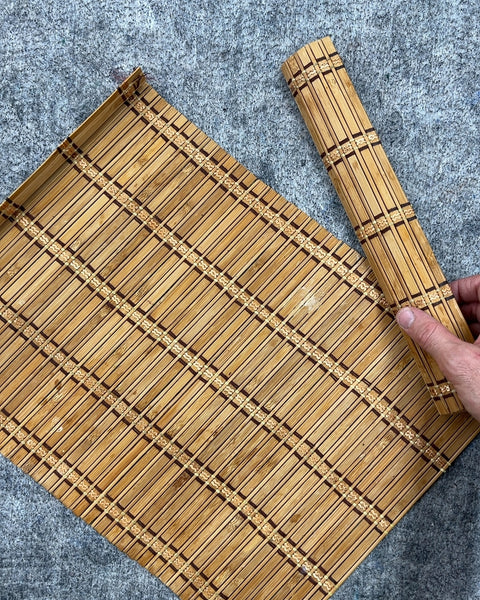 Two Bamboo Placemats, 13x18"