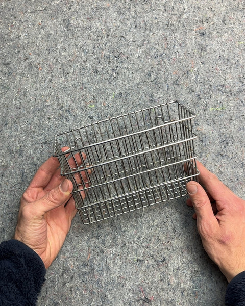 Metal Wire Basket With Two Lil' Hooks To Hang It