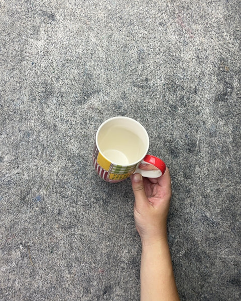 Patchwork Pattern Coffee Mug