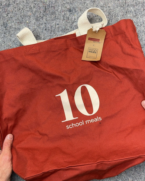 Big Clarins x Mary's Meals 10 School Meals Tote Bag