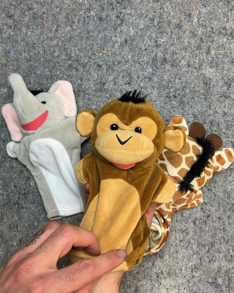 Melissa & Doug Zoo Friends Hand Puppets