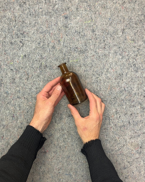 Small Brown Glass Bottle