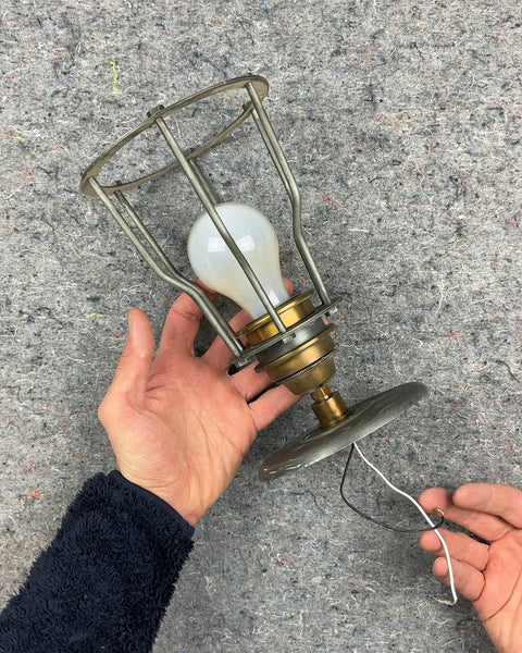 Sexy Industrial Style Cage Lamp