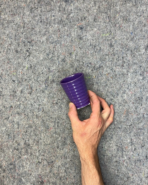 Purple Ceramic Pot