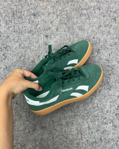 Reebok Green Suede Sneakers, Size US 5 ; EU 36
