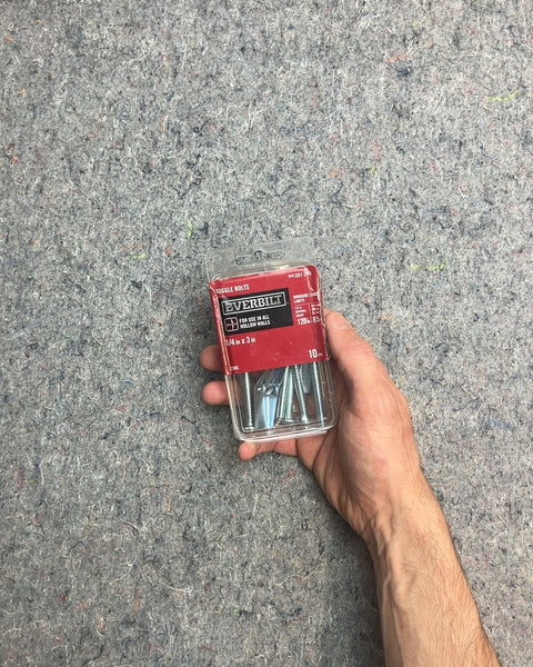Everbilt Toggle Bolts, 1/4 in x 3 in