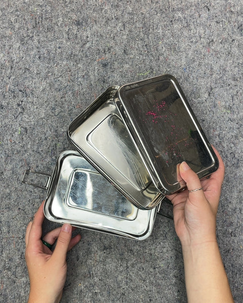 GreenLunch Stainless Steel Lunch Box With Some Glitter On The Top