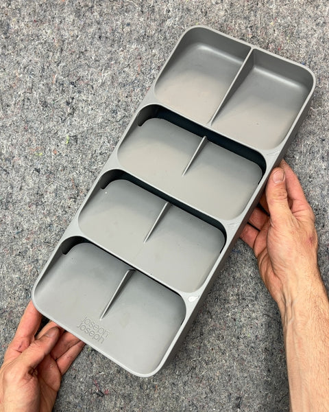 Joseph Joseph DrawerStore Large Compact Cutlery Organizer, L15.5xW7xH2.2"
