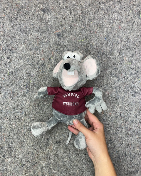 Vampire Weekend Gray Mouse Plushie