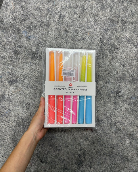 Another Set of Scented Taper Candles, Set of 6
