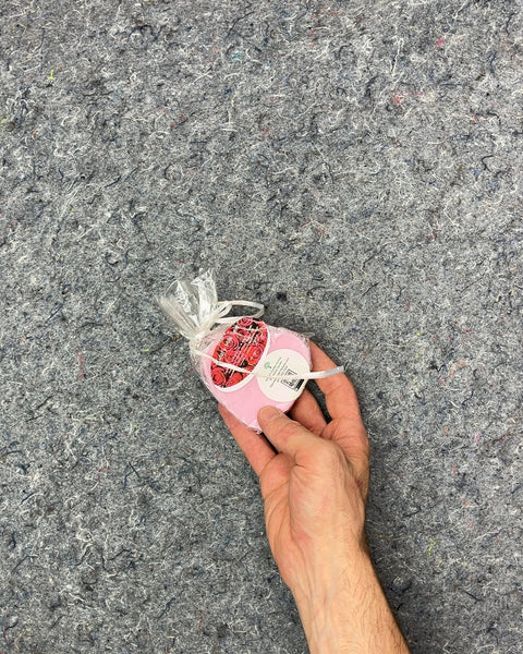 Pink Heart Shaped Rose Scented Soap