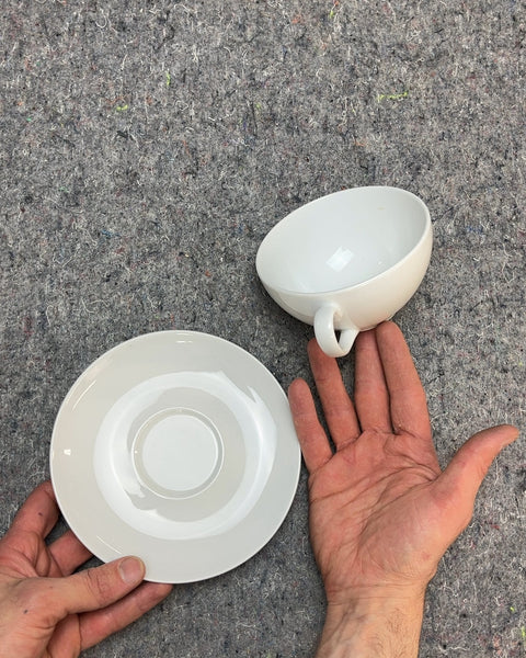 Crate & Barrel Cup and Saucer Set