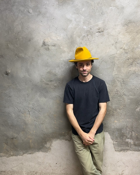 Universal Thread Yellow Felt Fedora Hat