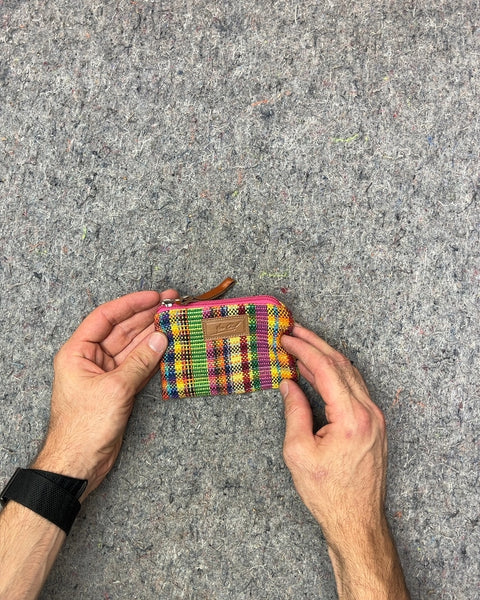 Colorful Plaid Zipper Pouch
