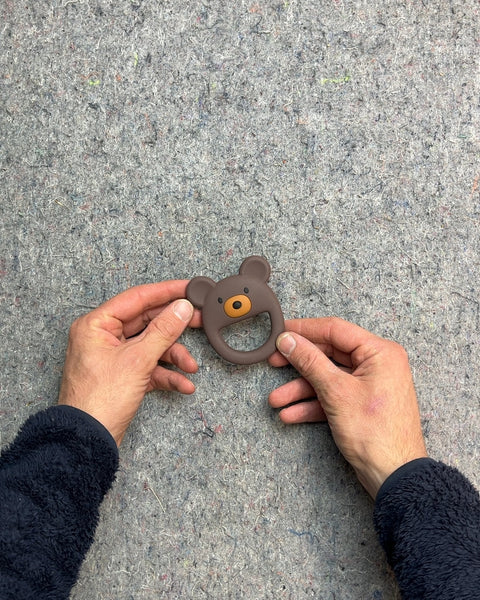Brown Bear Silicone Teether