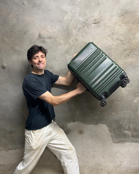 Traveler's Choice Green Hardside Carry-On Suitcase