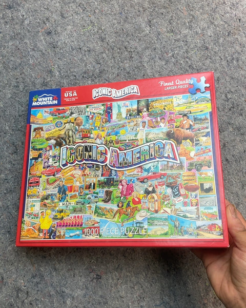 White Mountain Iconic America 1000 Piece Puzzle