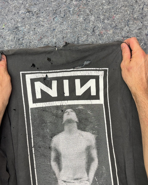 Nine Inch Nails Pretty Hate Machine T-Shirt That Looks Like It Was Eaten By A Dog, Size XL