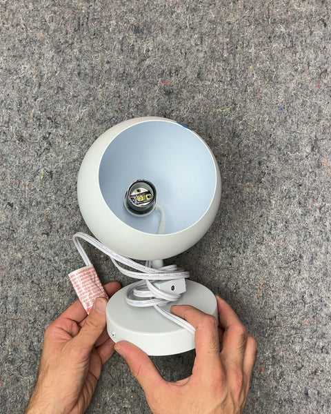 Another White Round Wall Sconce Light With Switch