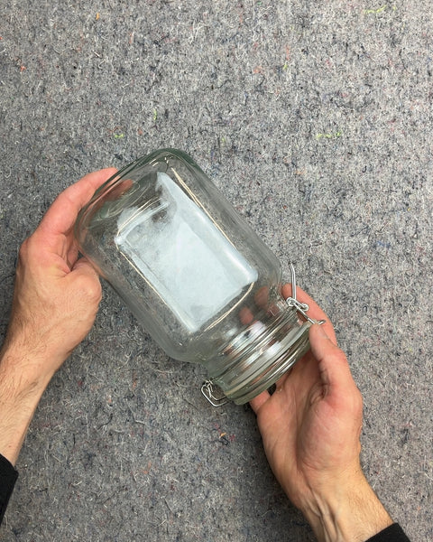 Medium Size Glass Jar with Clamp Lid