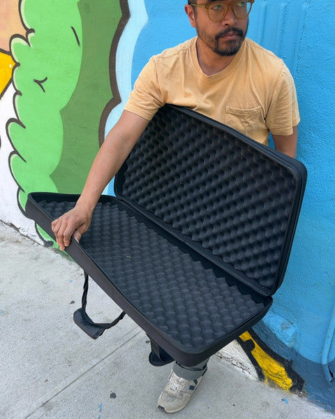 Lightweight Molded Storage Case For DJ Equipment, 16x28"