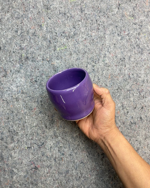 Purple Ceramic Pot