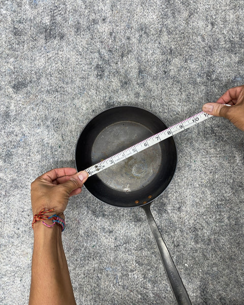 Sexy Camp Style Carbon Steel Skillet, 8”