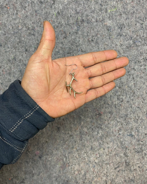 Dope Antler Drop Earring