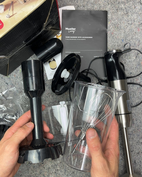 Mueller Living Hand Blender with Accessories