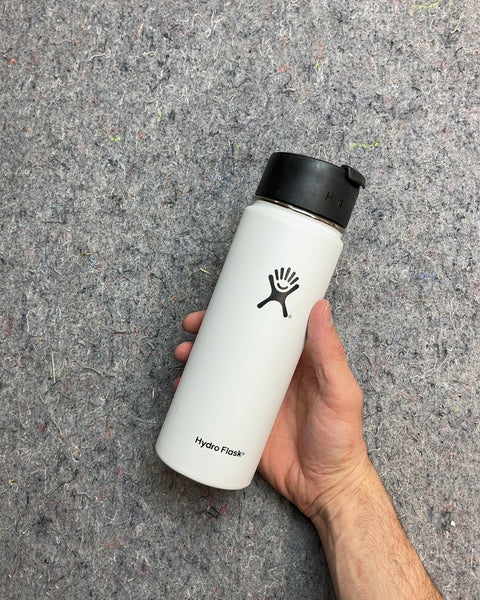 Hydro Flask White Insulated Water Bottle