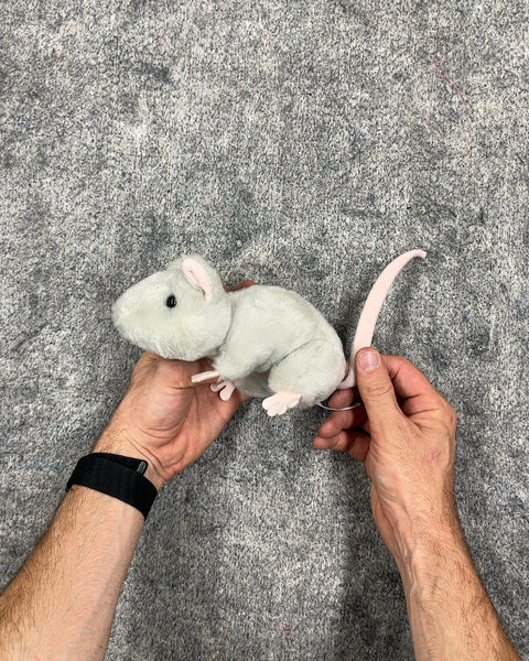 Aurora Gray Plush Rat Toy