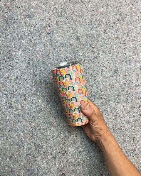 Rainbow Arch Pattern Insulated Tumbler