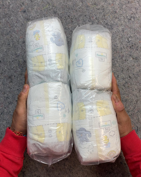 Pampers Newborn Diapers, Size N