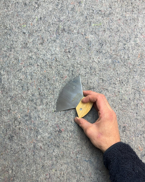 Alaska Ulu Knife with Wooden Handle