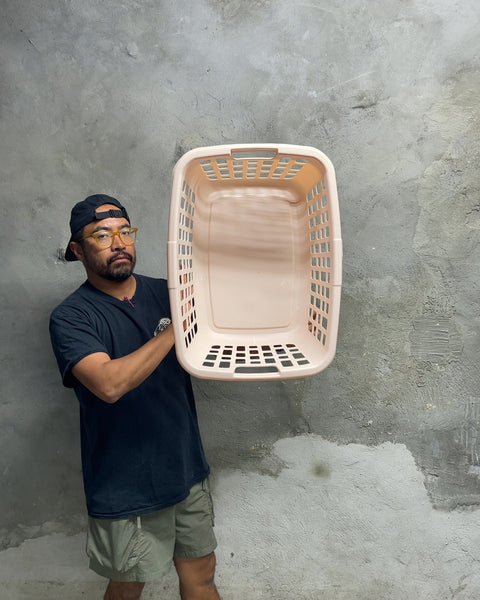 Plastic Laundry Basket, 23"