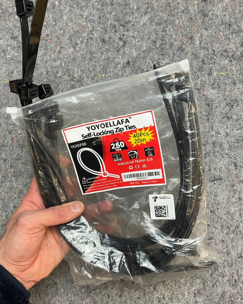 Serious YOYOELLAFA Self-Locking Zip Ties