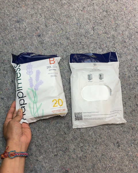 Happiness 20L White Custom Fit Liners with Lavender Scent
