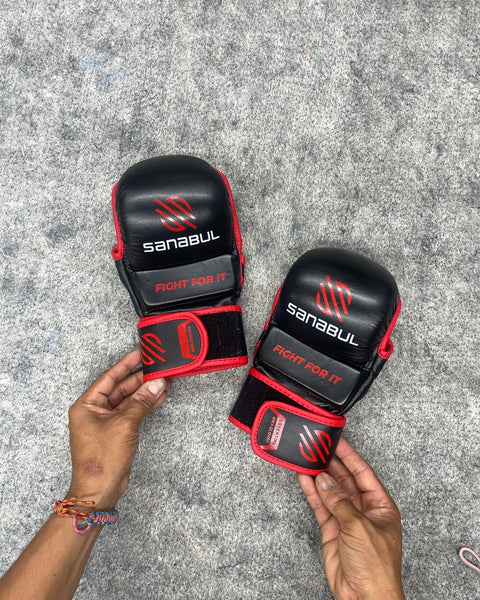 Sanabul Essential MMA Sparring Gloves, Size S/M