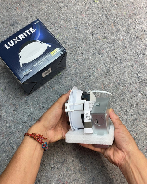 Luxrite 4" Recessed Mini Panel Light