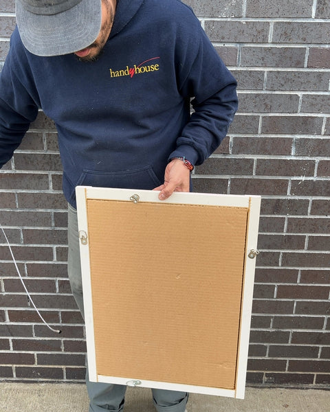 Framed Wall Mirror, 18x24"